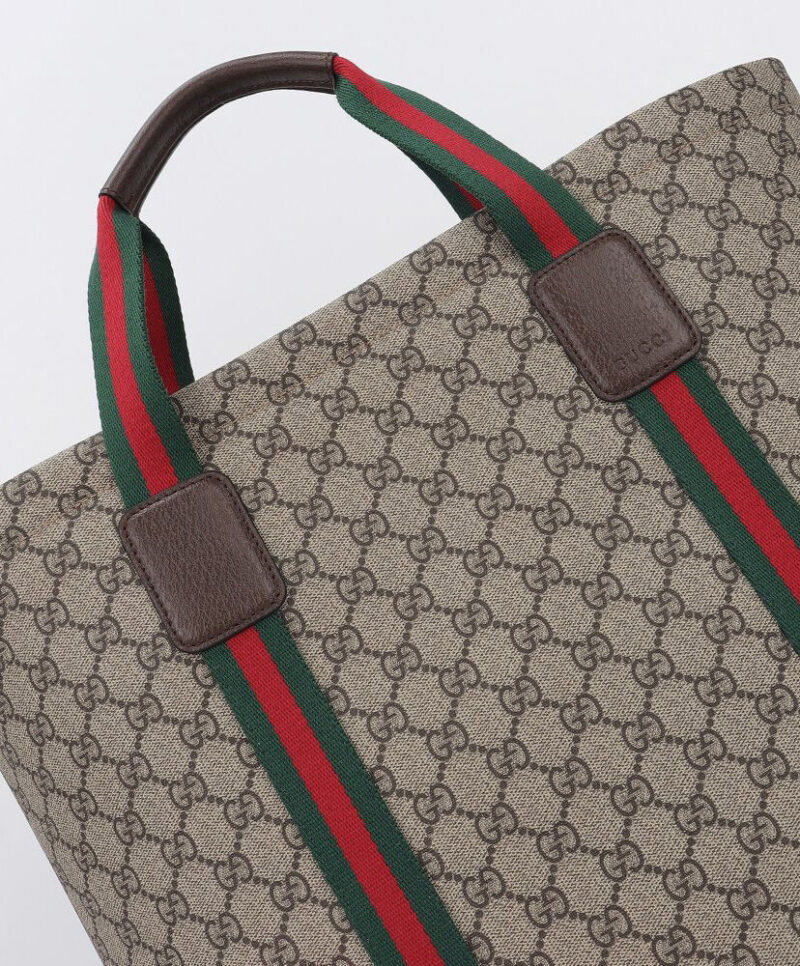 Gucci GG Tender Medium Tote Bag 763287 Dark Coffee